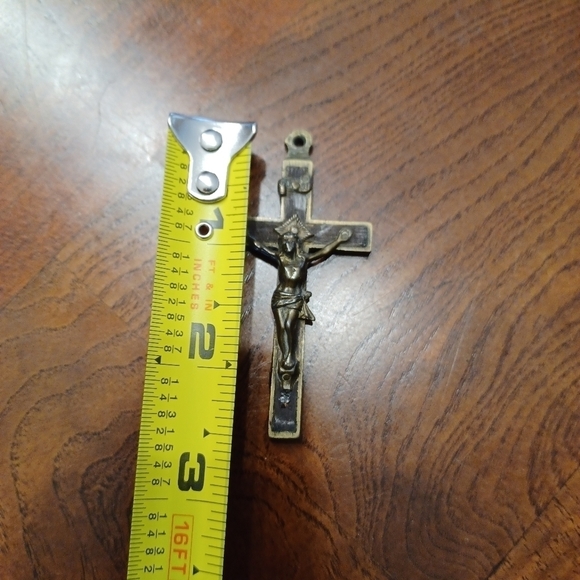 Antique crucifix pendent - Picture 4 of 5